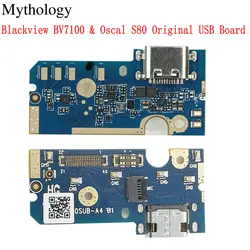 Original usb board für black view bv7100 oscal s80 ladegeräte schaltungen dock anschluss 6.58 ''wasserdichtes handy zubehör