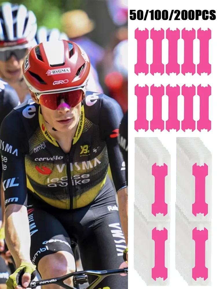 AliExpress NONE 200/100/50PCS Sports Nose Patch Pink Extra Strength Better Breathing Nasal Strips Non-Invasive for Cycling Running Swimming