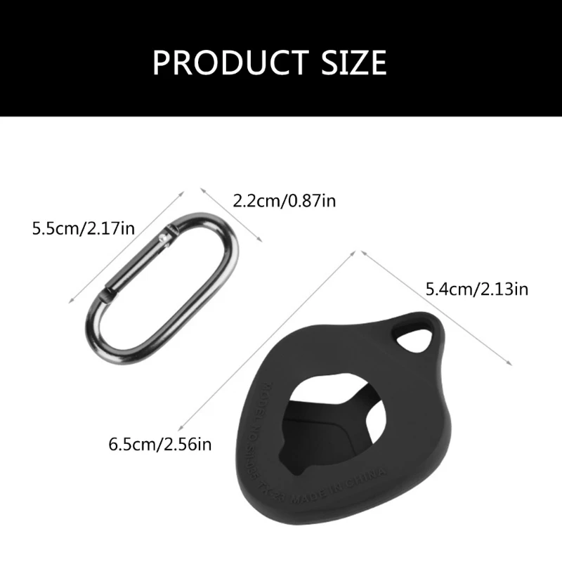 ปลอกซิลิโคนสำหรับ Bushnell Wingman view/golf GPS สำหรับลำโพงระยะไกลที่หุ้มด้วย carabiner antslip shock