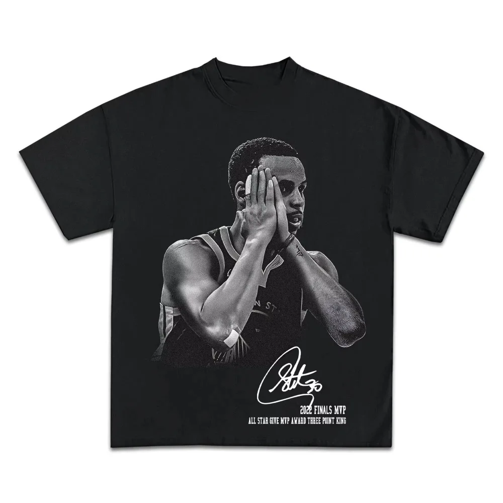 2026 New Men's Premium Short Sleeve Streetwear T-shirt,  American Rap Basketball Hip-Hop Y2K Casual Tee