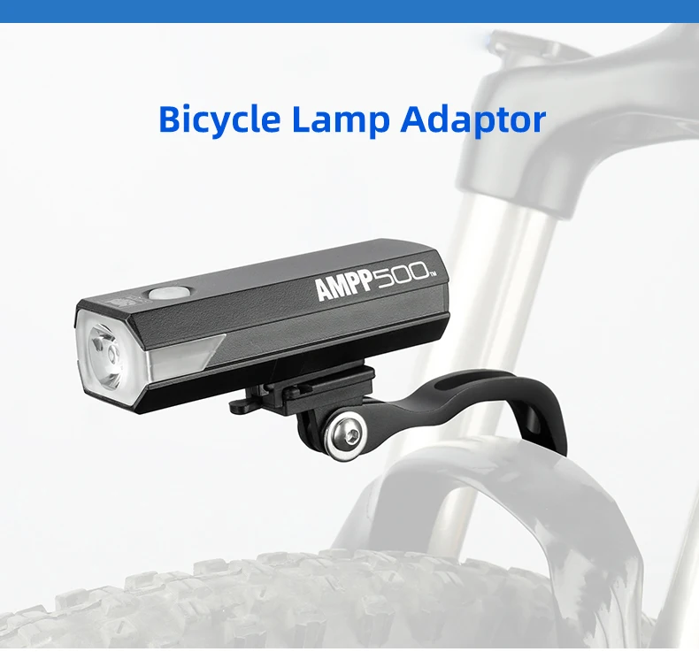 Adapter für CateEyp VOLT AMMP Fahrrad-Scheinwerferhalterung, passend für GoPro-Kamera-Adaption, Gabelschaft, Helm, Installationshalter, Clip – Detail 1