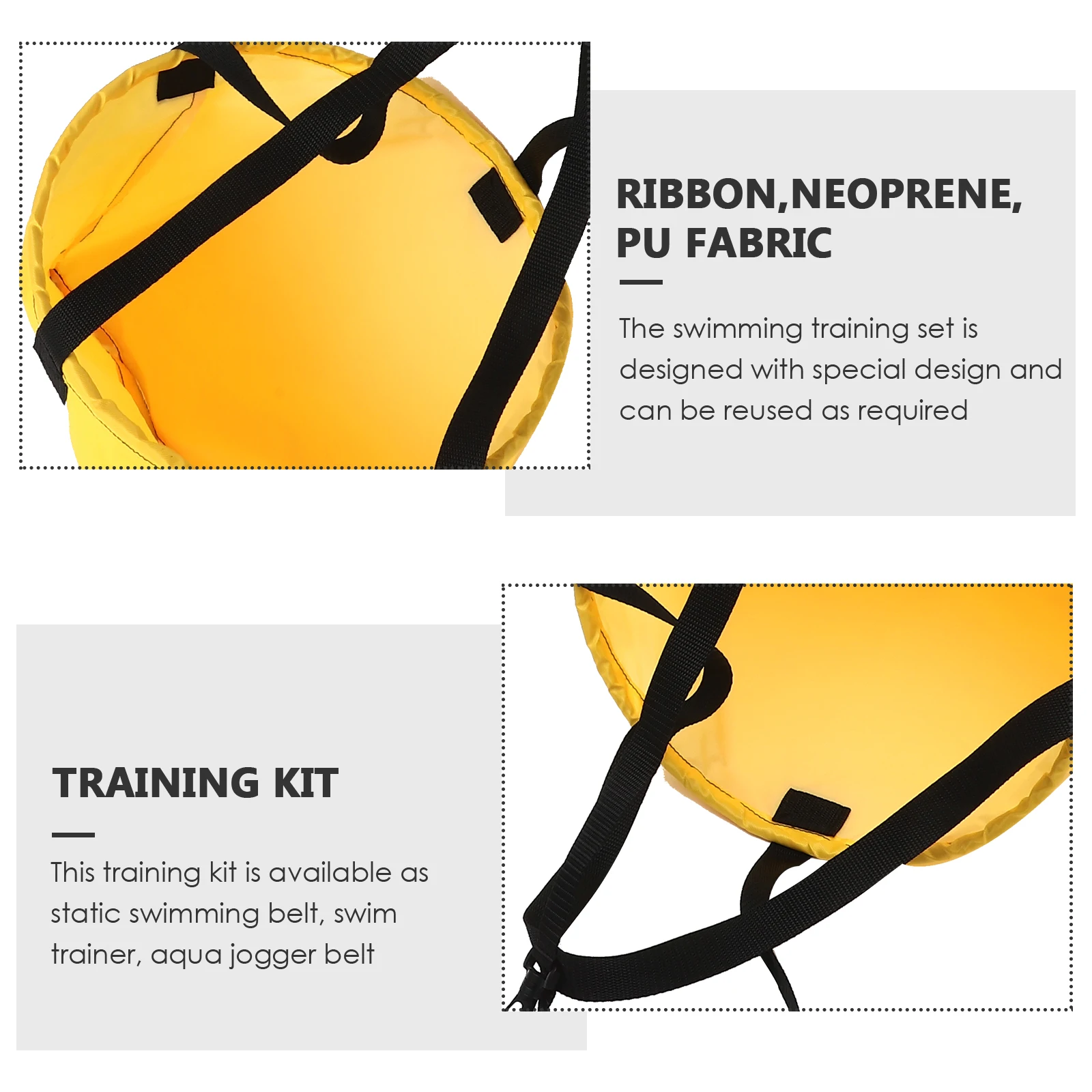 

Resistance Parachute Swimming Training Kit Aqua Jogger Belt Pool Exercise Equipment Swim Resistance Belt For All Styles Endless