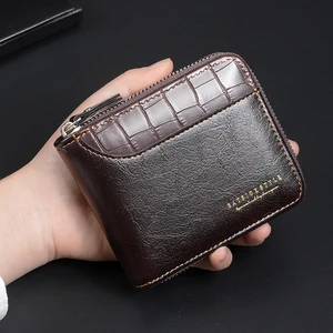 Luxury leather wallet for men, card holders, coins pocket, RFID wallets, money bag, men's bag, gifts 10 Main Sales luxury luxury - №8
