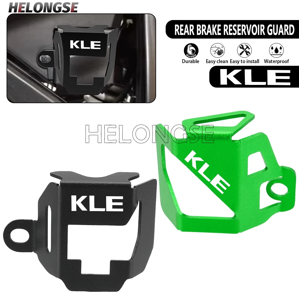 New For Kawasaki KLE 500 SE 2025 2026 2027 KLE 500SE KLE500 Motorcycle Rear Brake Fluid Reservoir Cover Guard Cap Oil Cup Guard