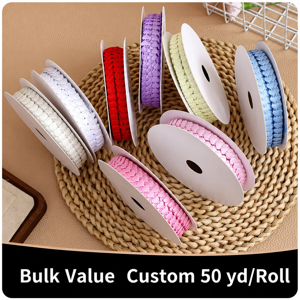 Handmade Diy Ribbon Decorative Crafts Decoration Ribbon Gift Wrapping Ribbon Versatile For Party Decoration Hair Accessories