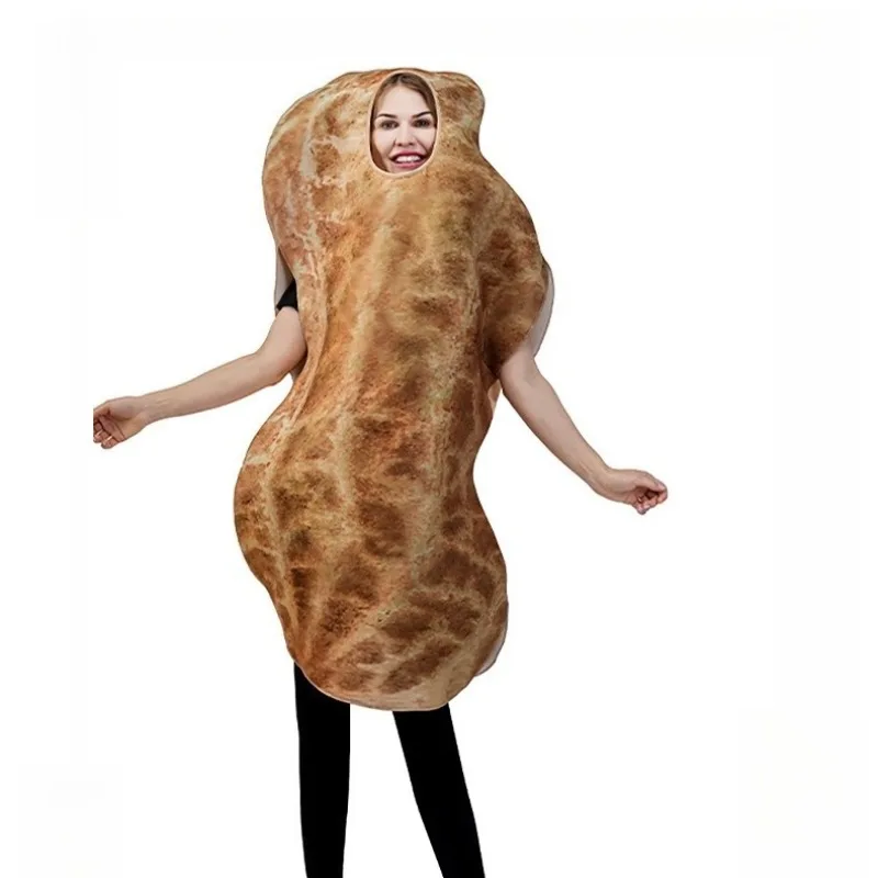 

1pcs Festival Party Interesting Peanut Performance Costumes Makeup Ball Stage Performance Decoration Clothing