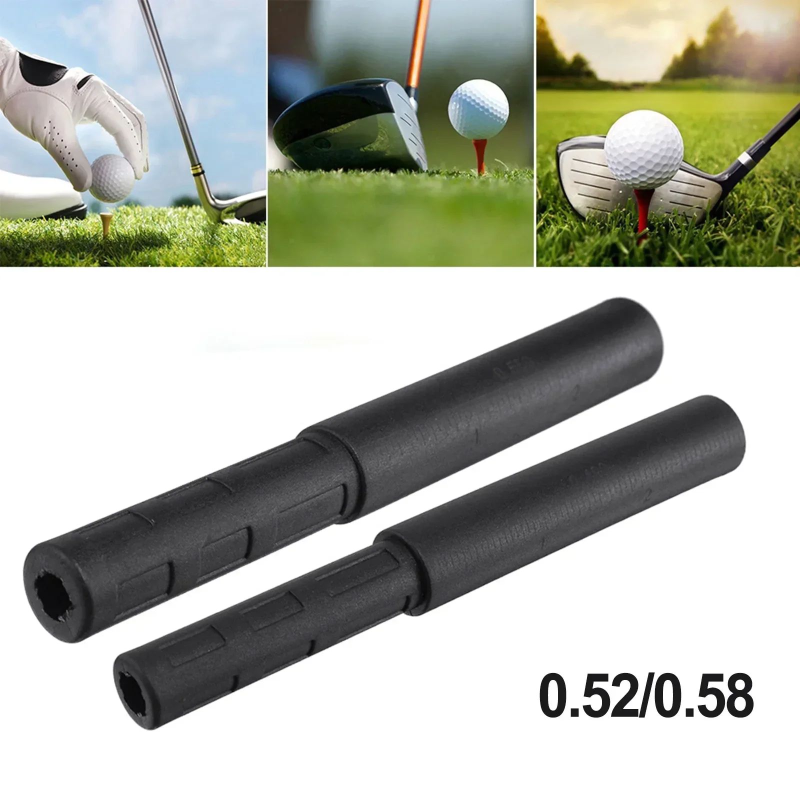 Extension Rod Golf Extension Rod Spiral TIP End Strong Toughness 0.520 0.580 2 Inches Black Brand New Extender