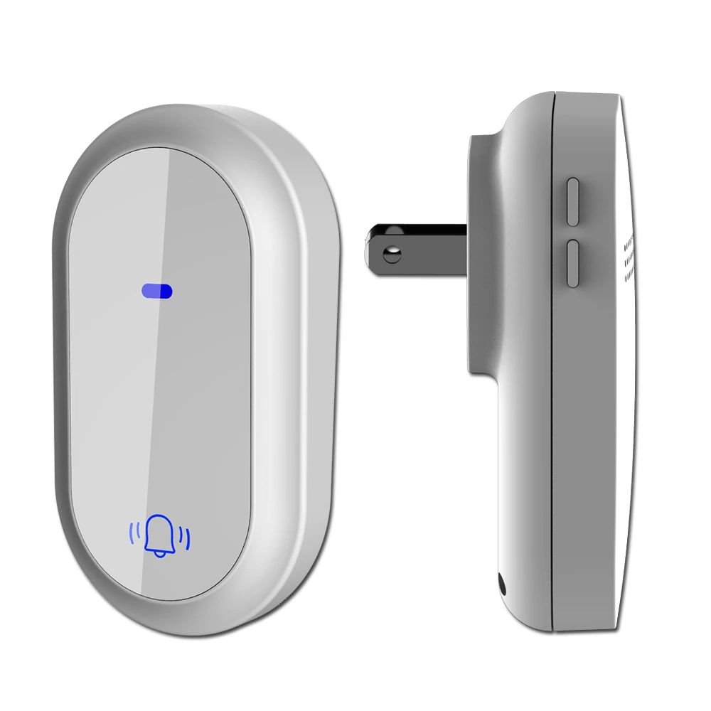 Imagem -06 - sem Fio Home Bem-vindo Smart Doorbell Self-powered Ip68 Impermeável 180m Remoto ue Reino Unido Eua Plug Chamada Idosos 38 Canções