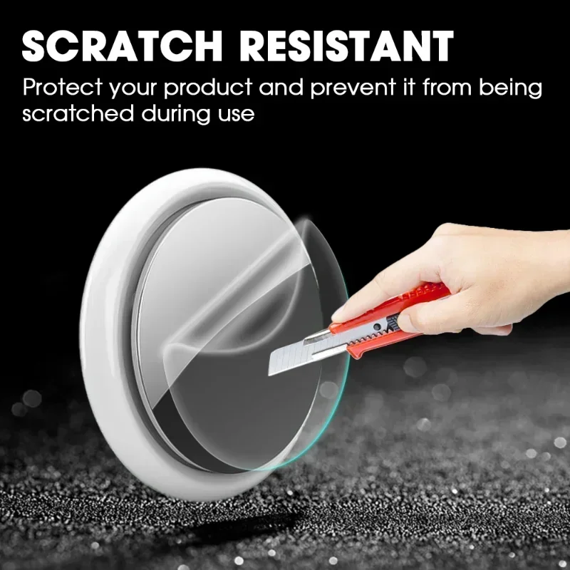 For Apple AirTag Protector Pet Dog Locator Tracker Soft Anti-scratch Front Back Full Cover Protective Hydrogel Film for Airtags