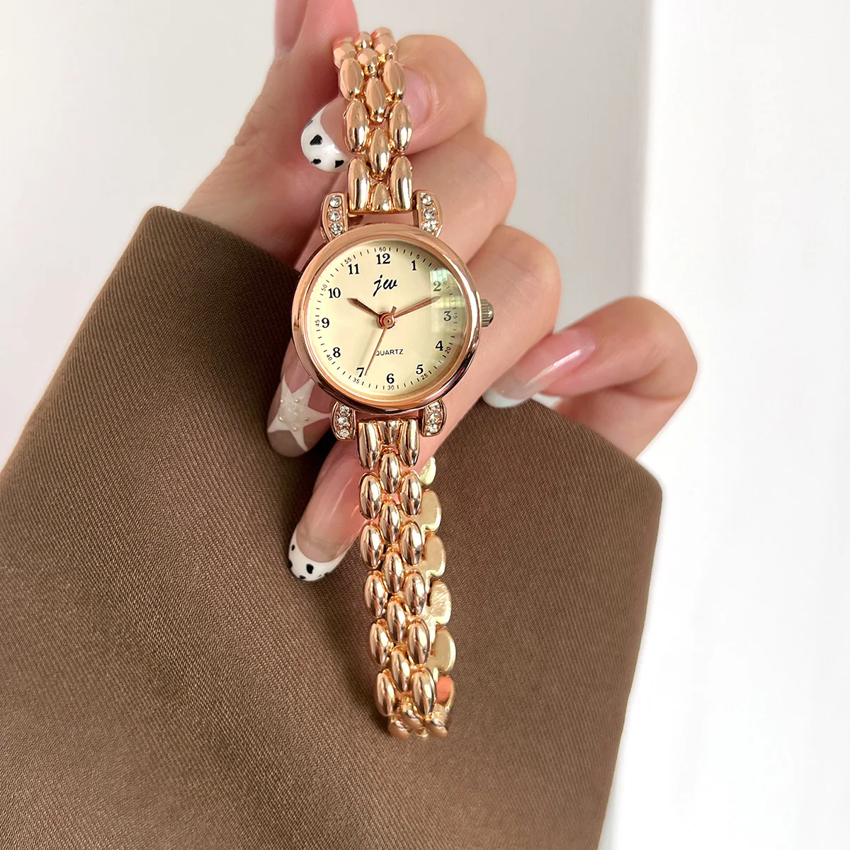 

Elegant Women'S Watch Fashionable Retro Exquisite Alloy Quartz Watch Women'S Light Luxury High-Value Watch Women'S Gift.