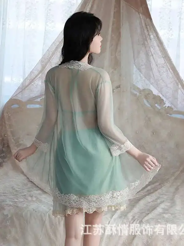 Moda verão exótica roupas femininas padrão de renda emenda perspectiva borboleta pescoço luxo estilo britânico vestido elegante 9f1v