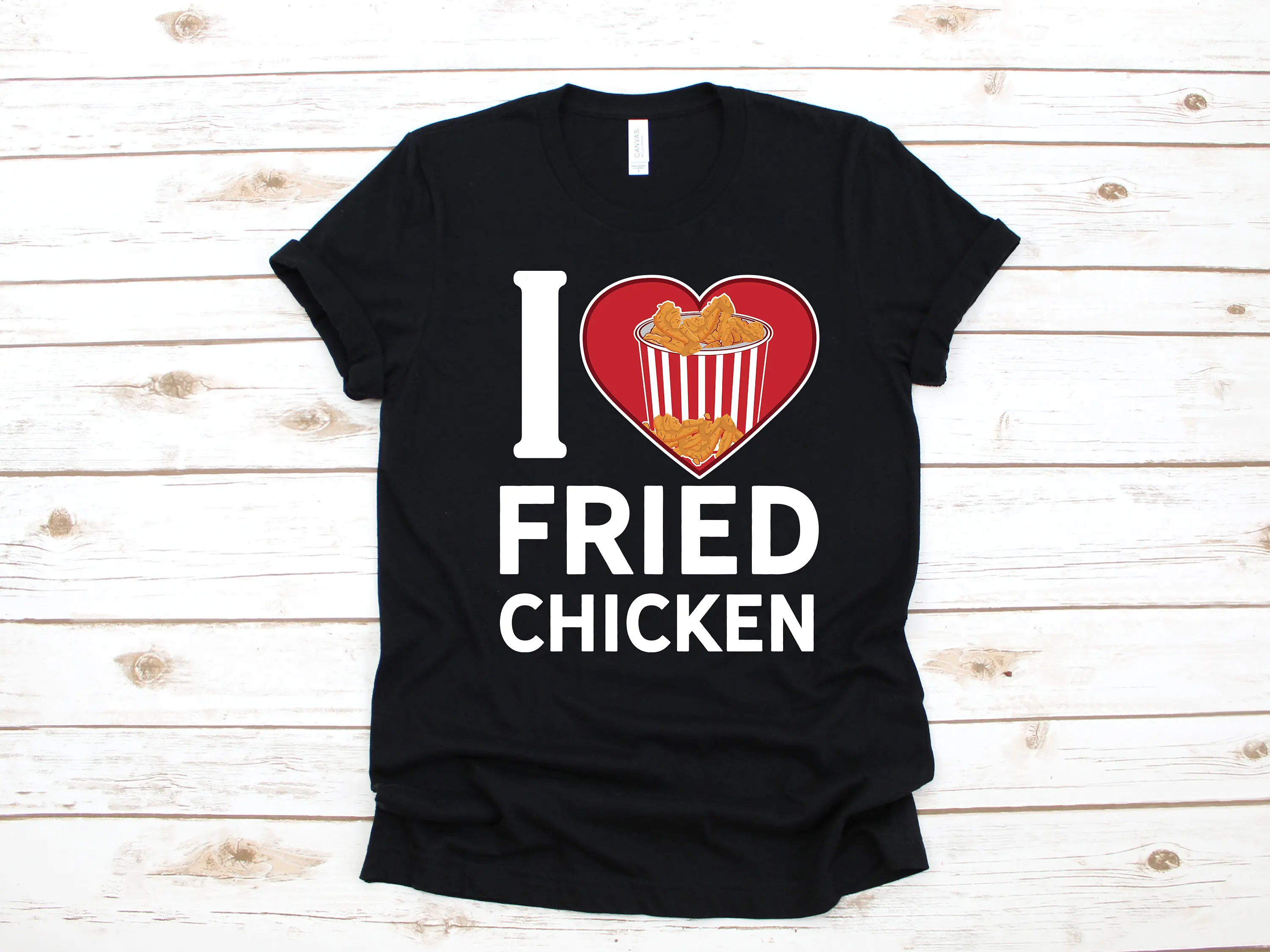 Love Fried Chicken Wing Funny Food T Shirt SweaT Long Sleeve Child Apparel