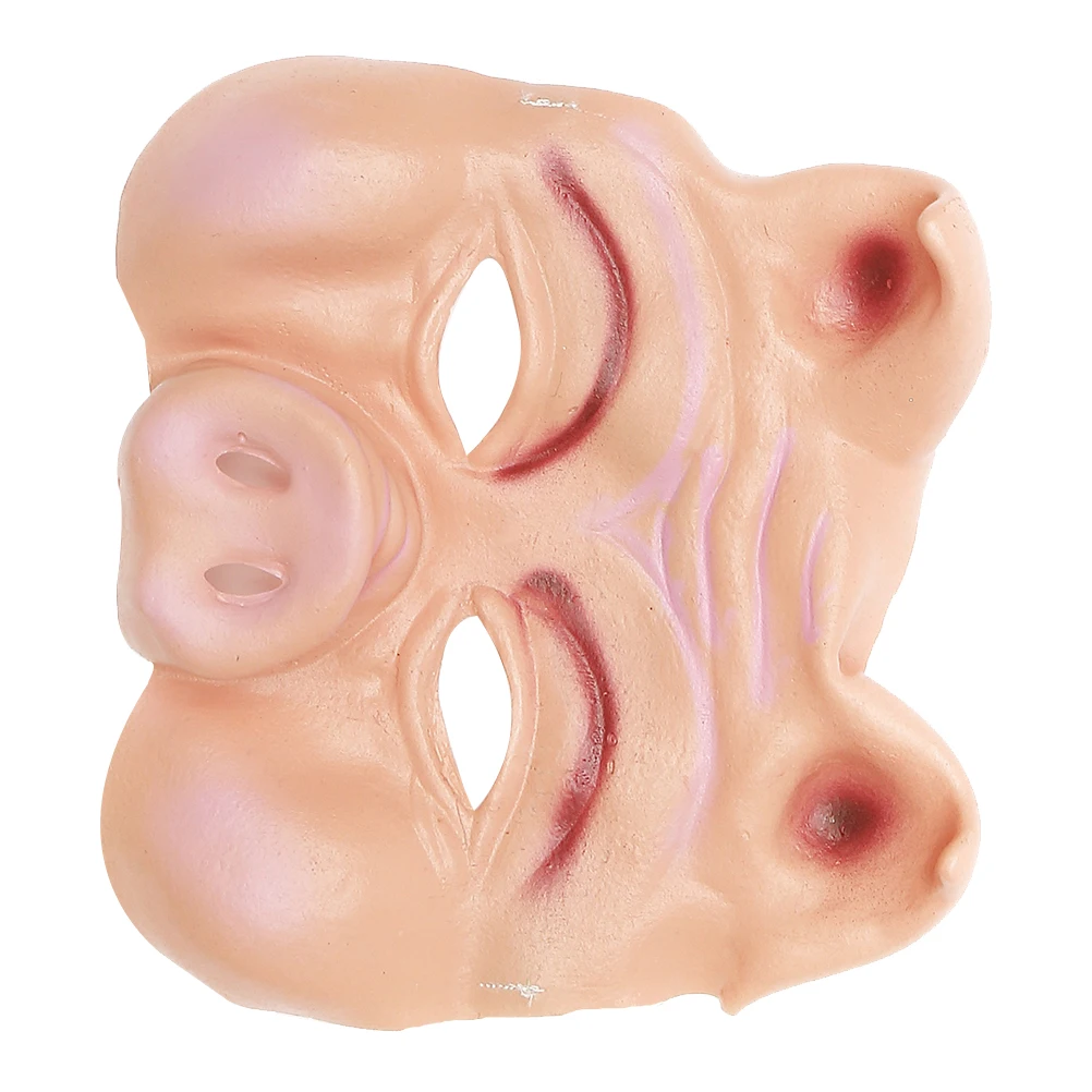 قناع خنزير الحيوان نصف وجه قناع حفلة قناع الحيوان قناع تنكر نصف وجه قناع حفلة الرقص