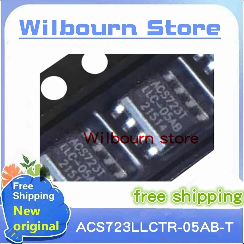 2PCS~50PCS/LOT ACS723LLCTR-05AB-T ACS723TLLCTR-05AB ACS723T LLC-05AB SOP8 New original stock