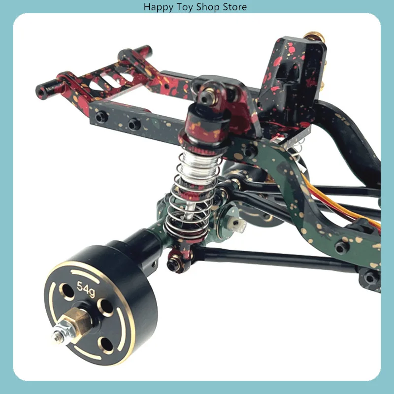 Metal Upgrade Adjustable Oil Shock Absorbers for MJX 1/18 H18P RC Car Spare Parts