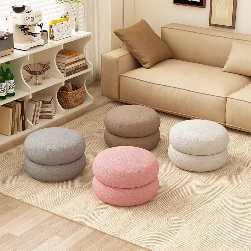 Низкий табурет, бытовая скамейка для гостиной, маленький табурет для сиденья, маленький табурет, диван, табурет для волос, домашний табурет для смены обуви, маленький круглый табурет