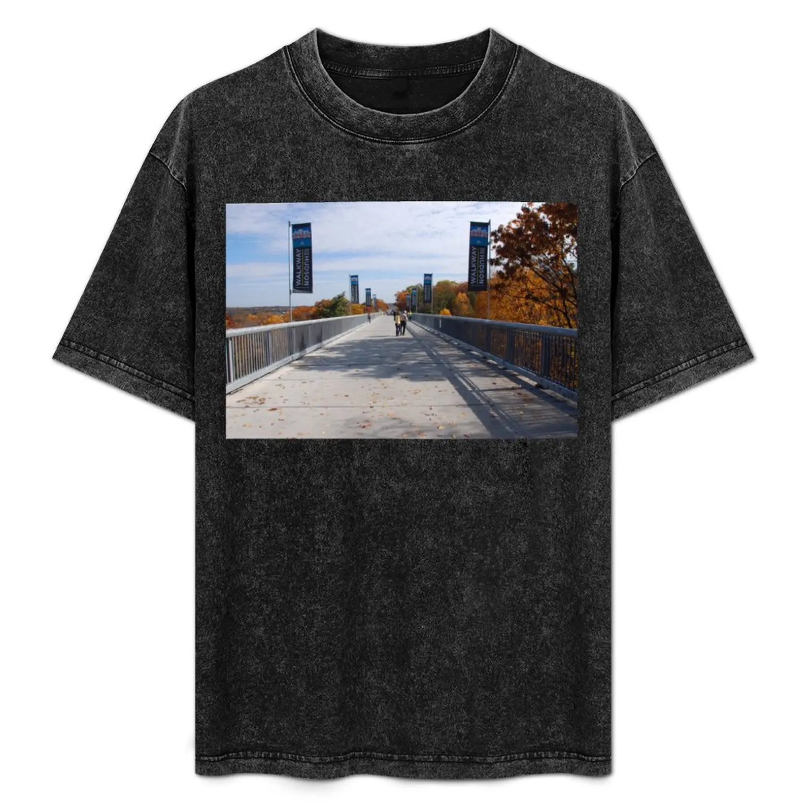 

Walkway Over the Hudson T-Shirt Basic Comfort Fit T-Shirt for Men