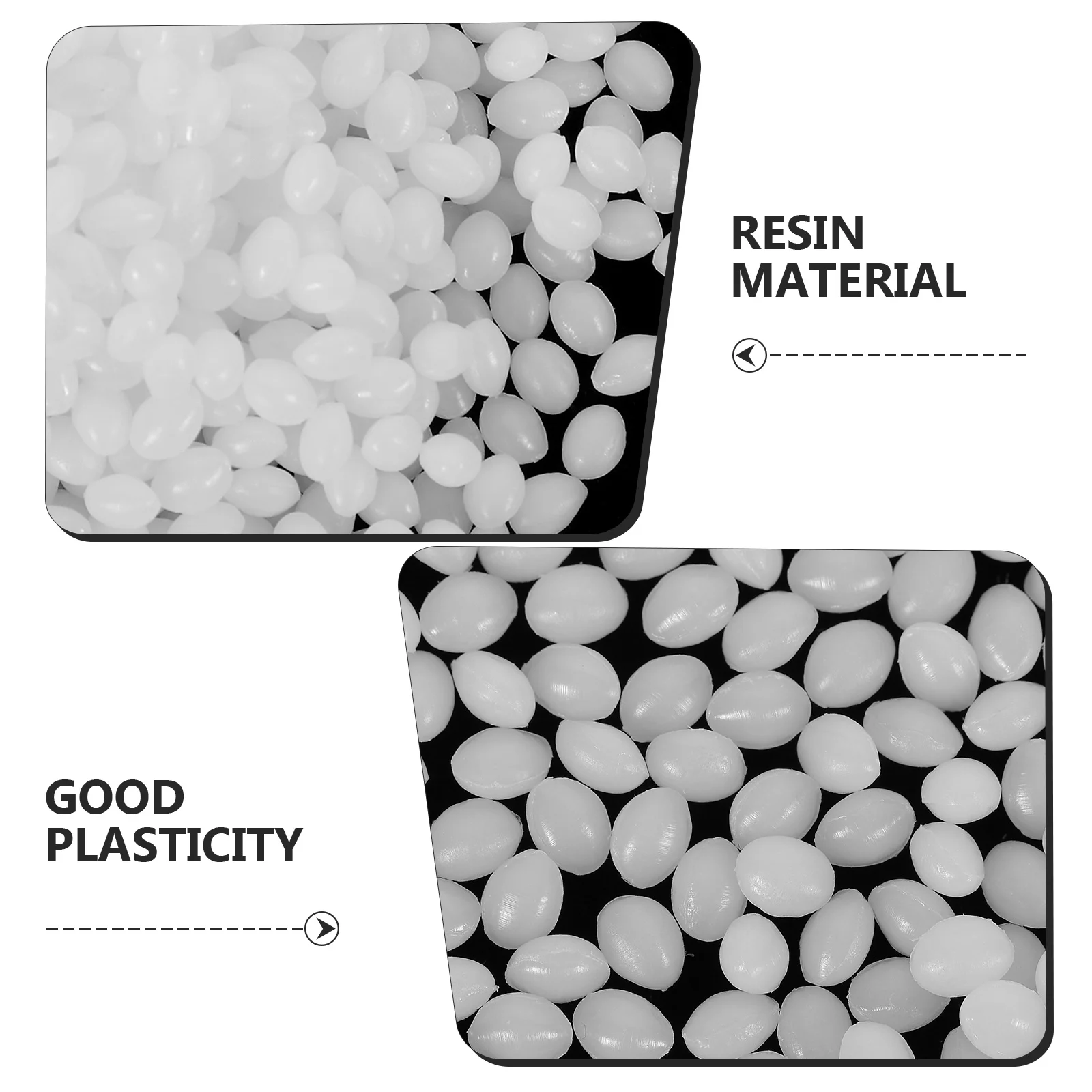 

1 Bag Polymorphs Thermoplastic Resin Lightweight Reusable Moldable Plastic Beads for Craft Projects Cosplay Accessories Repair