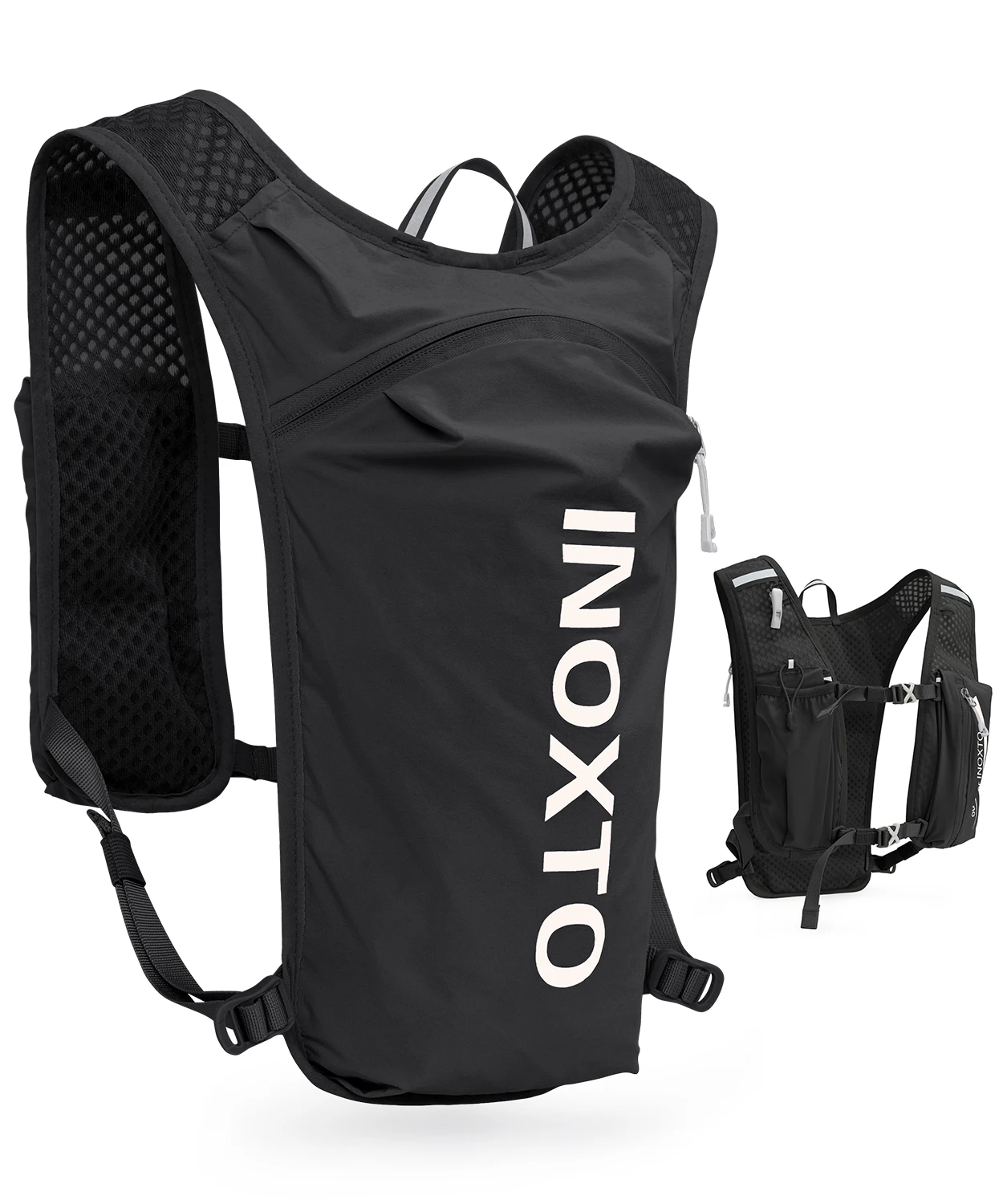 Running Hydration Vest Backpack,Lightweight Insulated Pack with 1.5L Water Bladder Bag Daypack for Hiking Trail Running Cycling