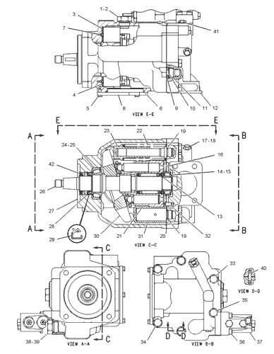 Hydraulic Pump 6E-3… - image