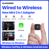 2in1 Wired to Wireless CarPlay Android Auto Adapter Plug and Play For 98% OEM Car CarPlay/Android Auto For Benz Volvo VW Toyota
