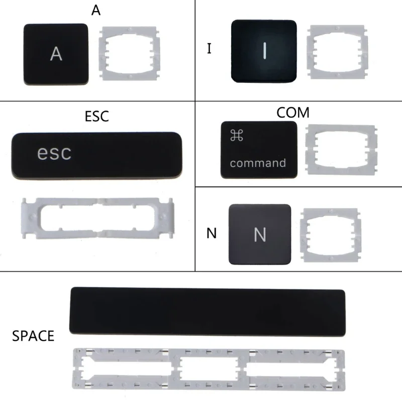 NEW A1706 Keycap For MacBook Pro15“ A1707 A1708 Key Black Butterfly Clip 2016 2017 US UK Layout Replacement