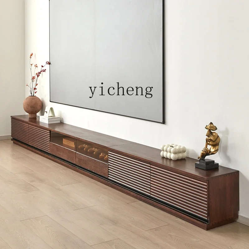 GZ-26  TV Cabinet Solid Wood Floor-standing Living Room TV Storage Cabinet