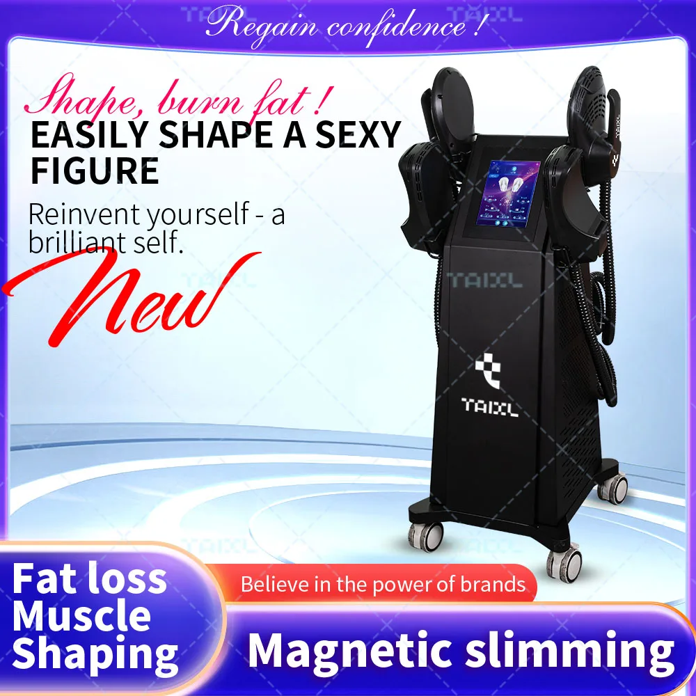 RF EMS Body Slimming 15 tesla Machine TAIXL 6500W EMS Body Sculpting Muscle Stimulation Weight Loss Machine Burning Fat Slimming