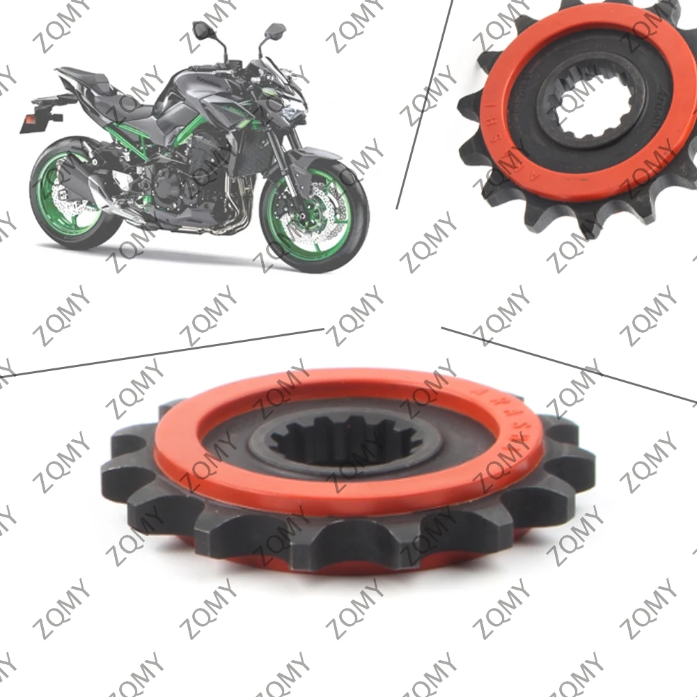 For Kawasaki Z900 2017-2018 Motorcycle Engine Fly Wheel Chain Sprocket Front 15T Silent