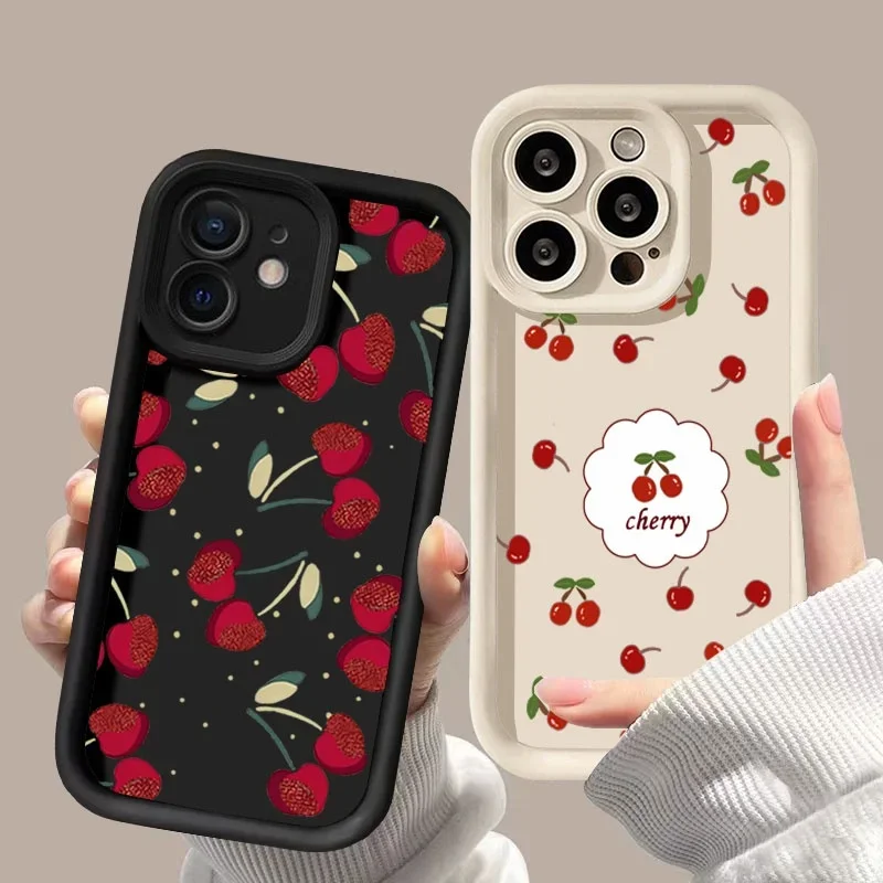 Red Cherry Soft Phone Case For Huawei Magic 6 7 8 PRO 7 Lite P30 P40 P50 Pro Mate 20 30 40 50 Pro Lite Play 60 Plus Casing - view 4