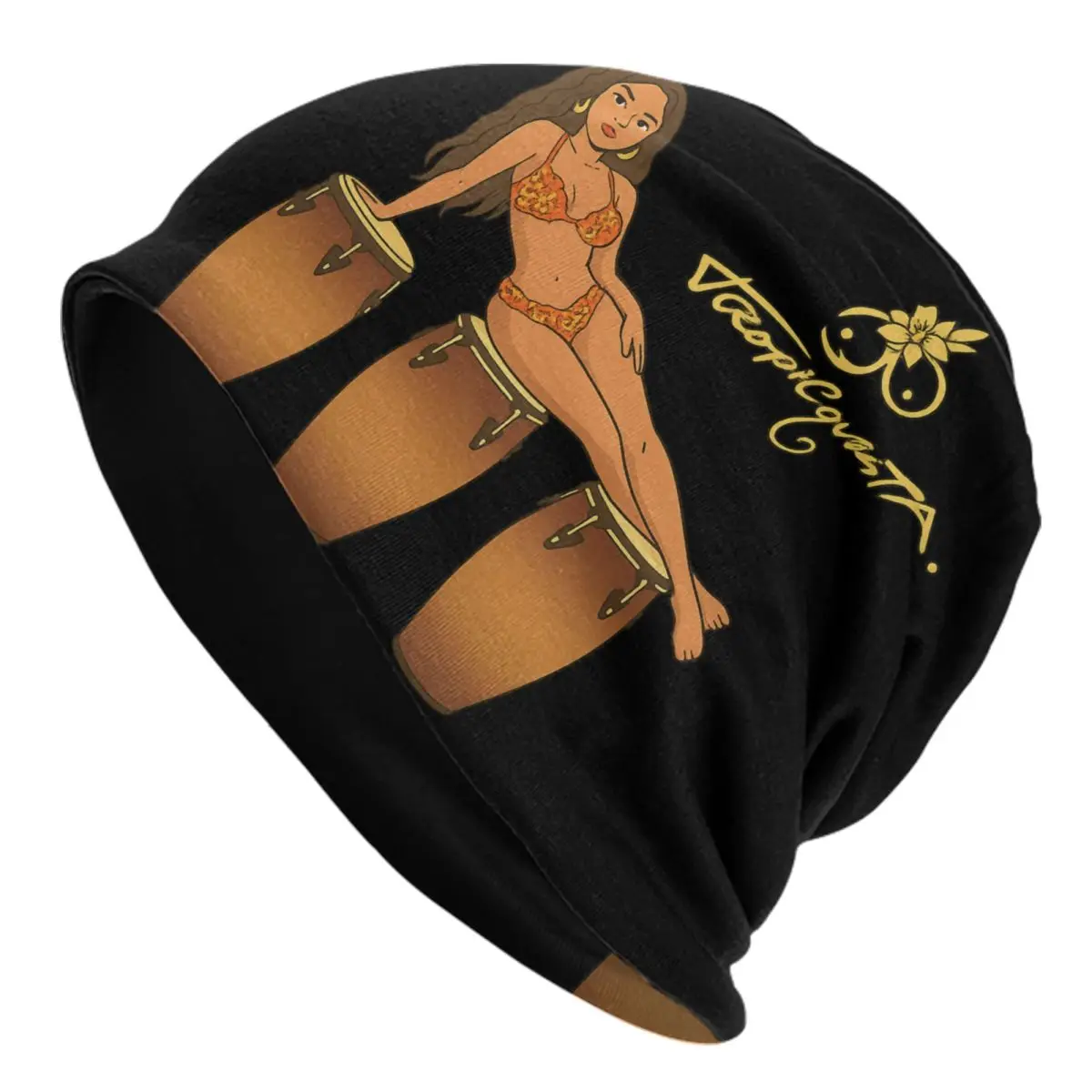 Karol G Mermaid Reggae Ainger Karol G Tropicoqueta Bonnet Hat Knitting Hat Men Women Unisex Warm Winter Skullies Beanies Caps