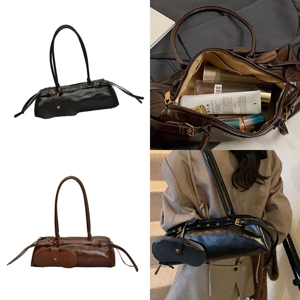 

D46D Shoulder Bags for Women Purse Shoulder Crossbody Bag Trendy Leather Toted Handbag Elegant Hoboes Handbag Underarm Bag