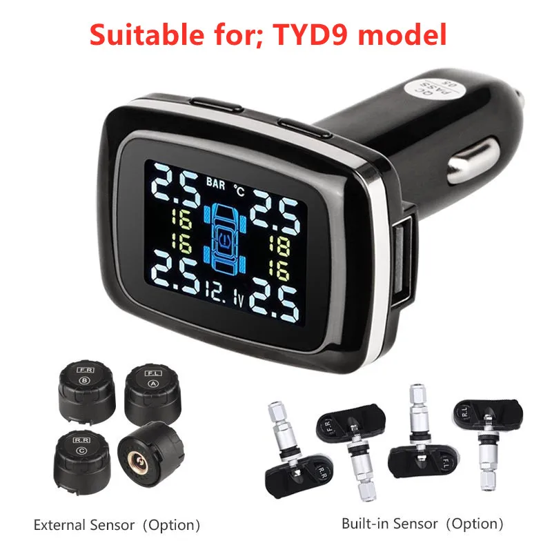 Suitable for TYD9/TYD10/TY588/TY618/TY06 model TPMS external sensor and built-in sensor