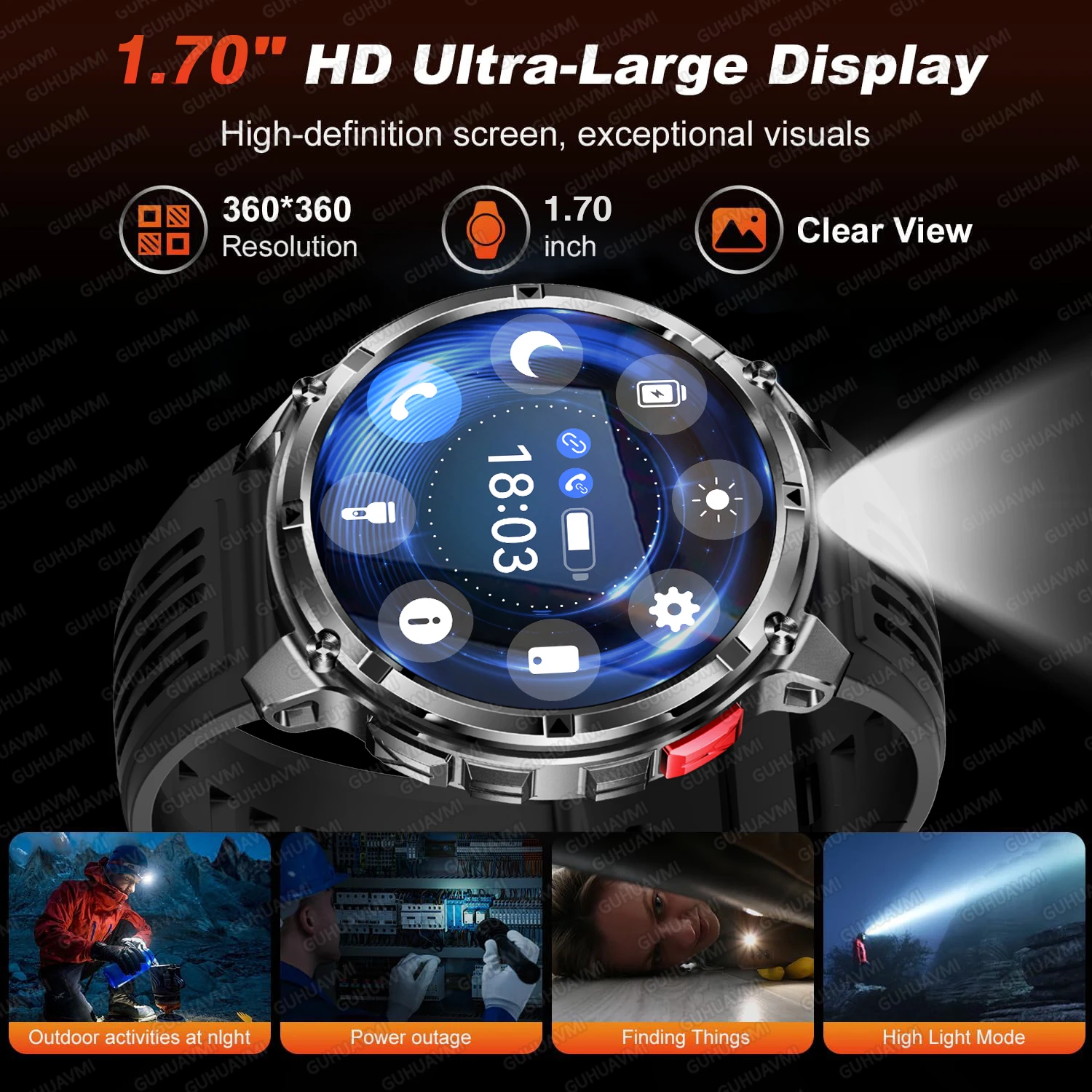 สมาร์ทวอทช์สำหรับผู้ชายรุ่นใหม - Outdoor Power Monitor บทวิจารณ์และราคา