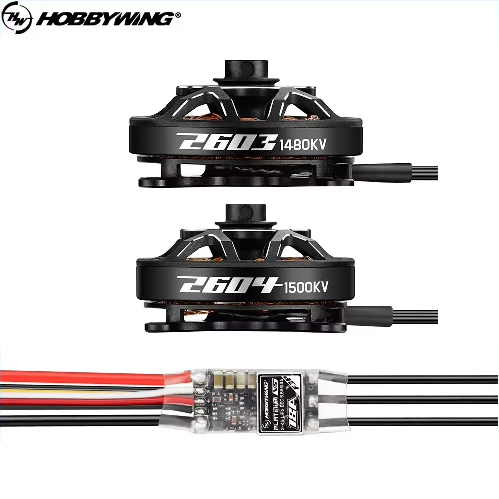 UniFlyHobbywing Platinum Brushless Motor 2603SL 1480KV/1800KV 2604SL 1500KV/1900KV For F3P Electric Fixed Wing Aircraft