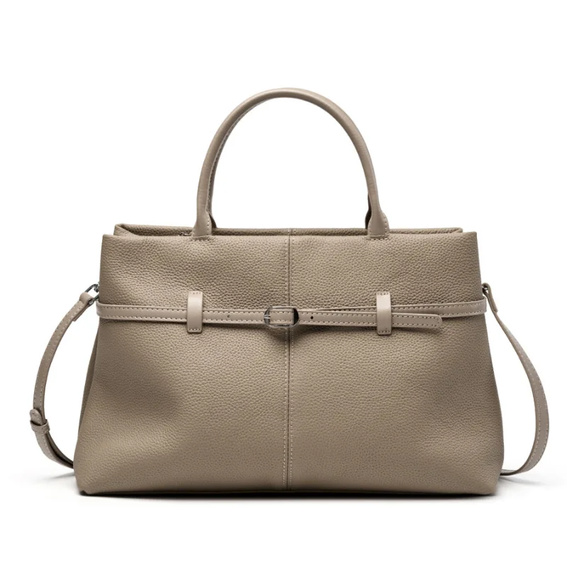 2026 New Genuine Leather Hand bag Ladies Real Cowhide Shoulder or Crossbody Bags Fashion Women Tote Handbag