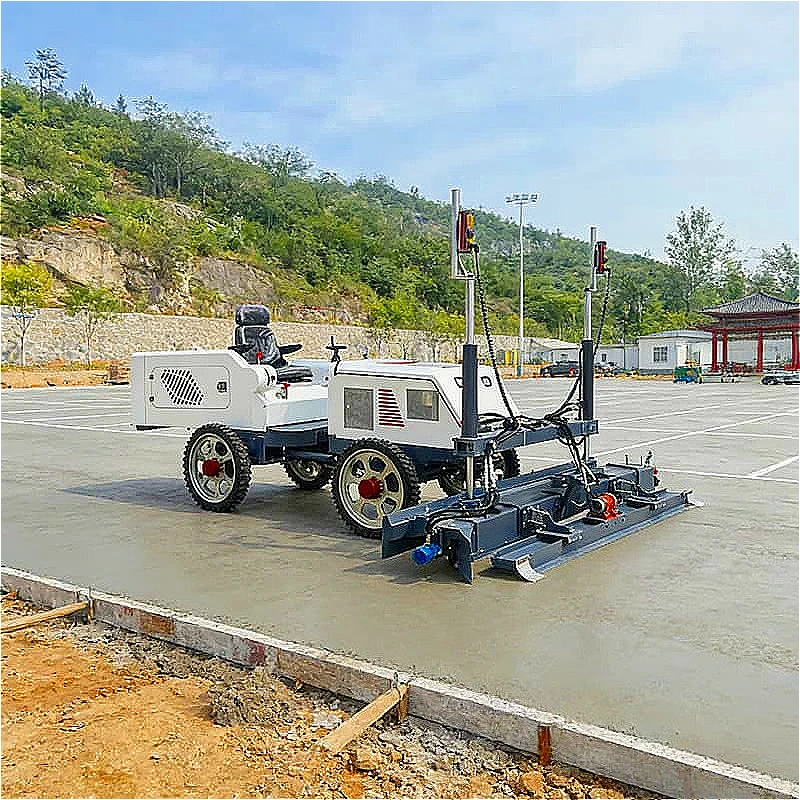 Powerful 35.5kW Engine Concrete Laser Leveling Robot with Telescopic Boom High Efficiency for Large-Scale Concrete Paving Jobs
