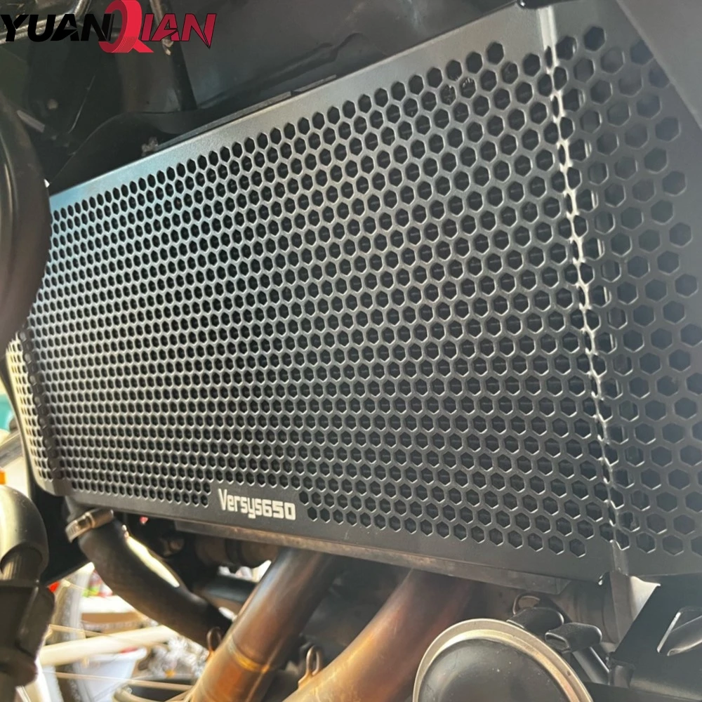 

Motorcycle Accessories Radiator Guard Protector Grille Cover For Kawasaki Versys 650 Versys650 2015 - 2022 2023 2024 2025 2026