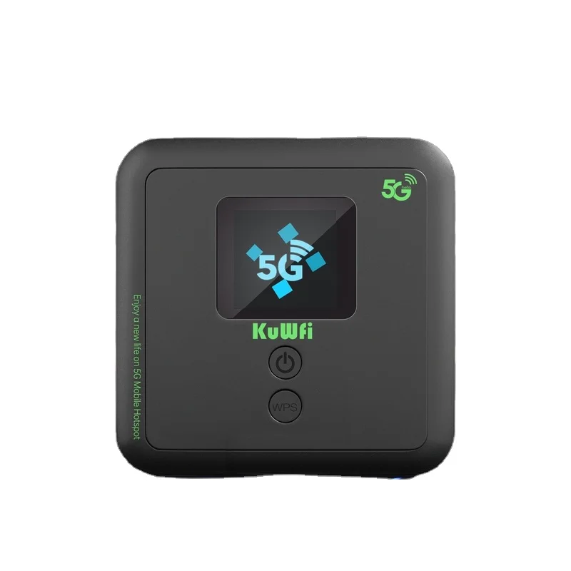 

KuWFi 5G01 Portable 5G Wifi Router GPS OEM 5G Router Portable Battery Sim Card CPE Modem Mobile Hotspot Pocket
