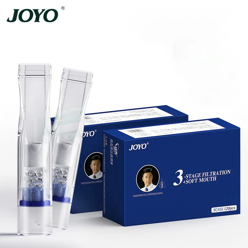 

JOYO 120pcs Healthy Disposable Tobacco Cigarettes Filter Smoking Reduce Tar Filtration Cleaning Holder Smoking Accessories