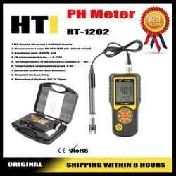 HTI HT-1202 Digital PH Meter PH Tester SmartSensor for Mariculture Freshwater Farming Water Quality Monitor PH Detector ﻿