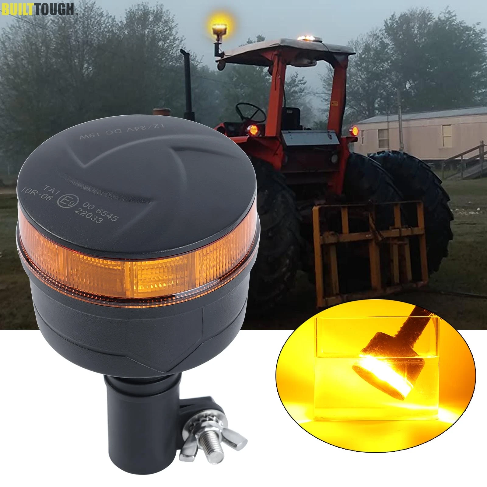 12v 24v חירום strobe אזהרת משואה סיבוב מהבהב אור פנס מכונית מלגזה מכונית מלגזה משאית אוטובוס טרקטור גולף עגלות אביזרים