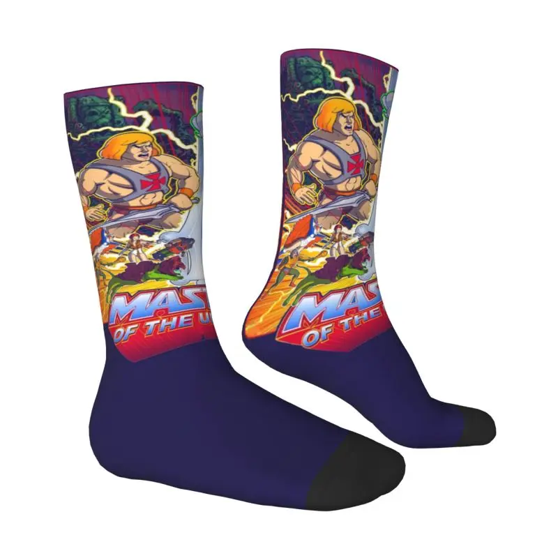 Masters Of The Universe Men Women Crew Socks Cool He Man Skeletor Heman 80s Cartoon Spring Summer Autumn Winter Dress Socks