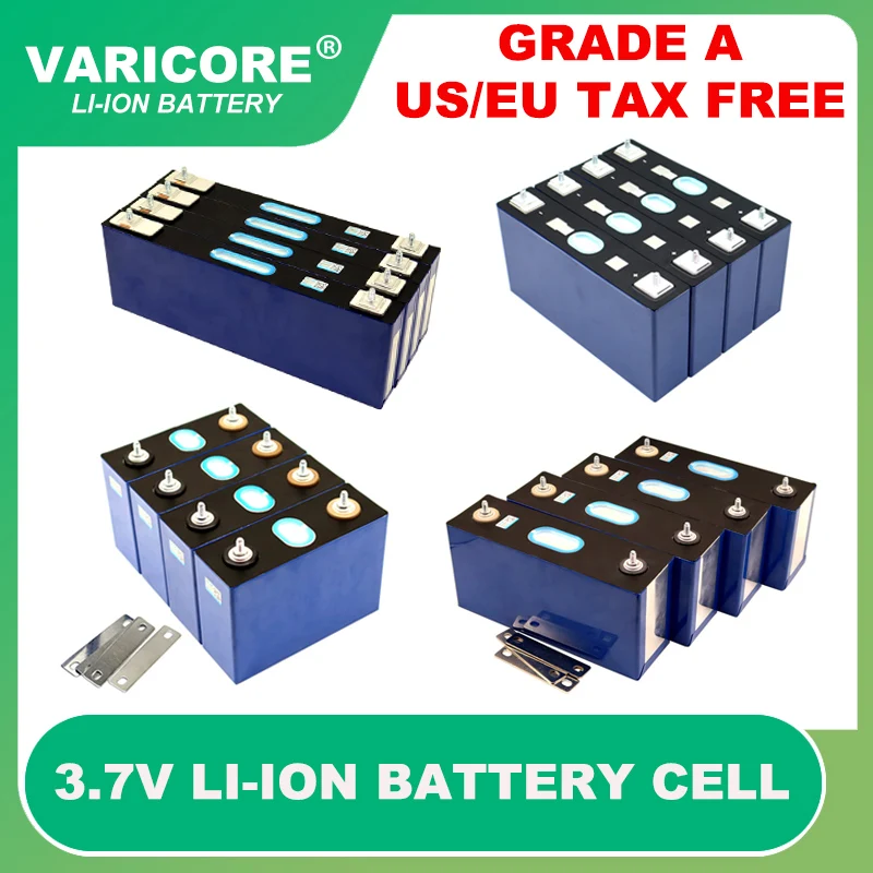 8pcs 3.7v 240Ah 173ah 150ah 120ah Lithium battery Cell for 12v 24v travel caravan Electric vehicle Solar Wind Grade A Tax Free