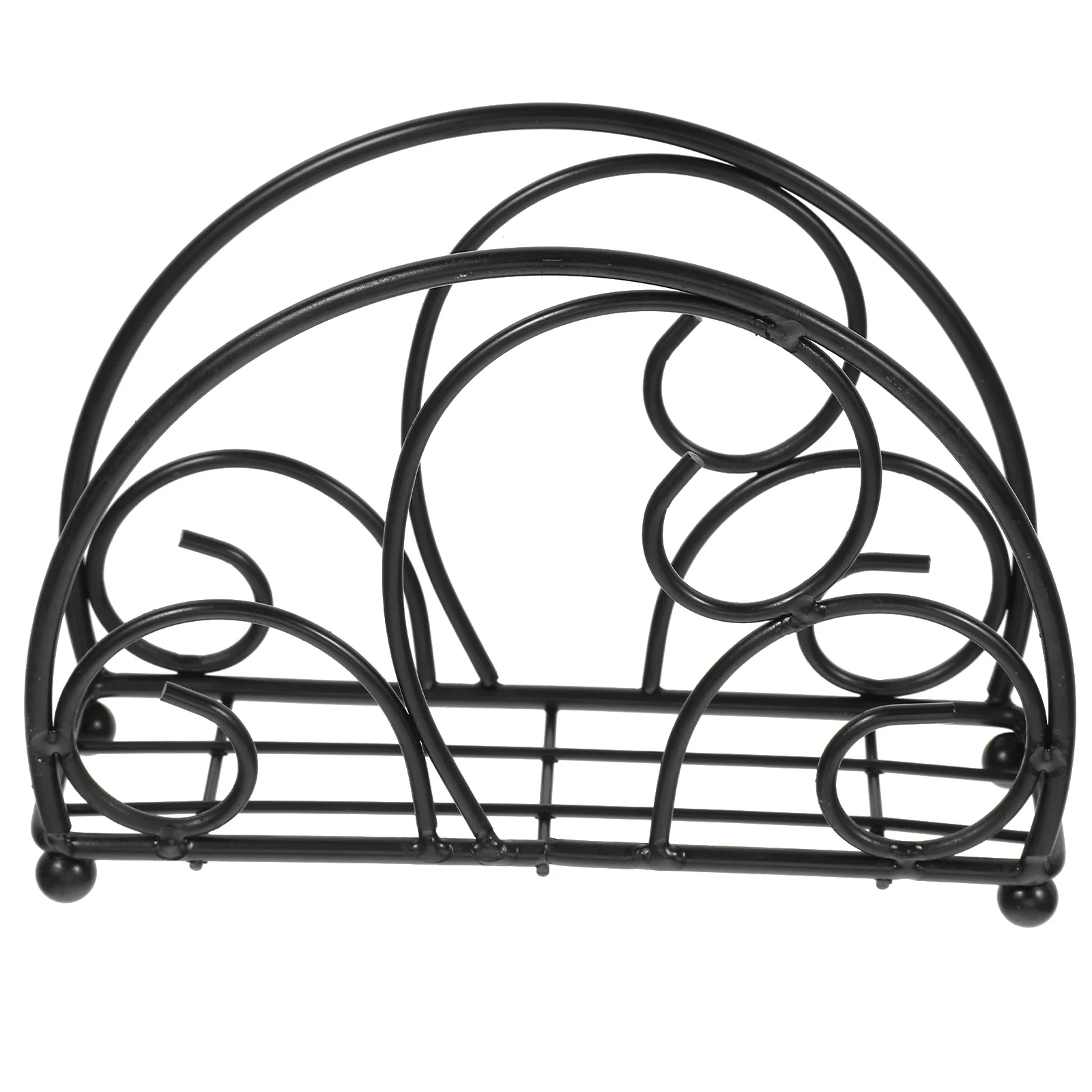 

Freestanding Holder Iron Metal Tabletop Dispenser Rustic Nordic Design For Kitchen Restaurant Home Use Stainless Steel