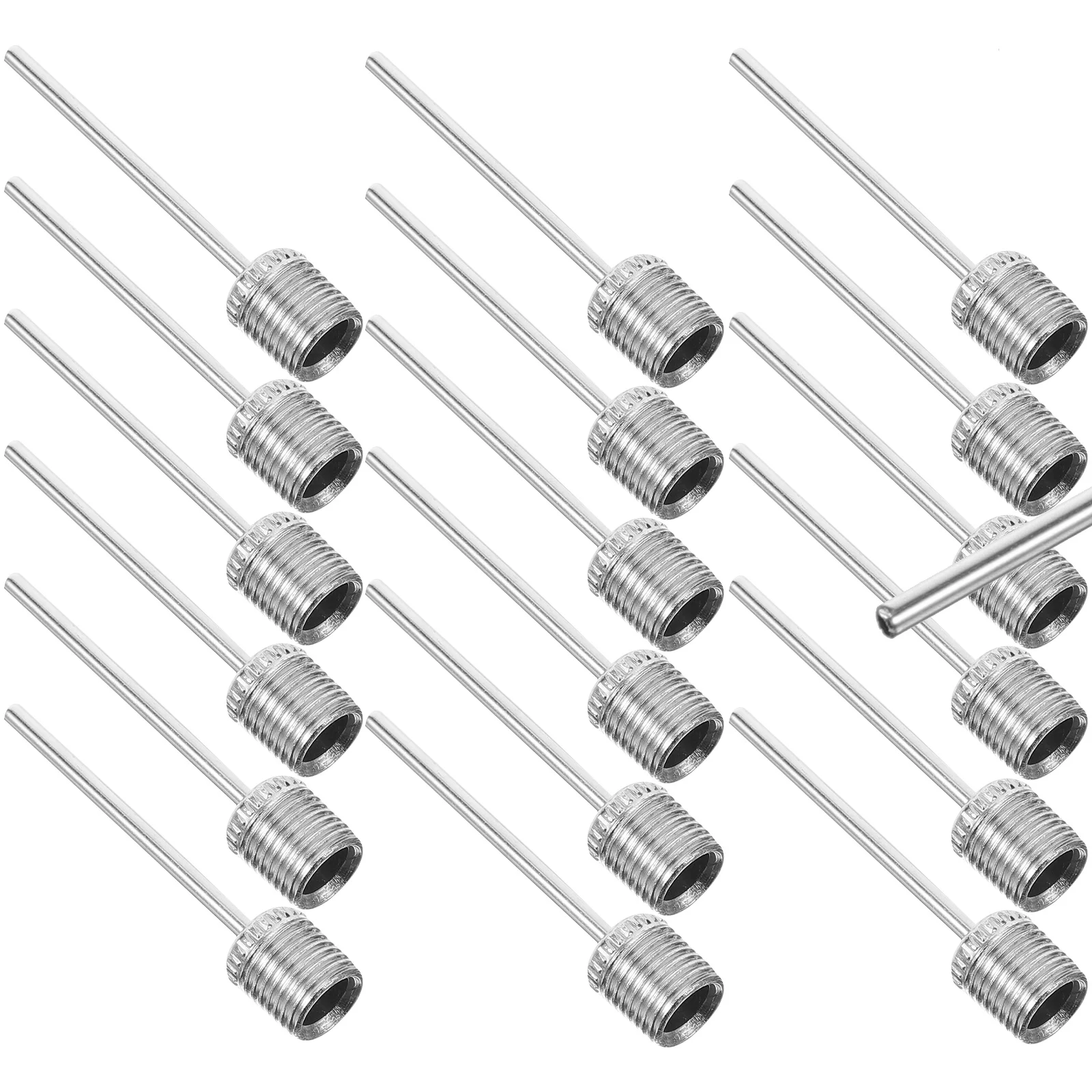 

100pcs Air Pump Needles for Sports Balls Stainless Steel Basketball Soccer Volleyball Rugby Inflation Needle Pump Portable Small