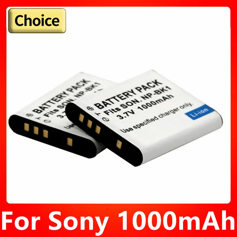 NP-BK1 NP BK1 Camera Batterie NPBK1 For SONY W190 W370 W180 S750 S780 S950 S980 DSC-S950 BK1 1000mAh Battery