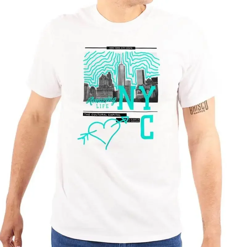 NYC Cultural Capital Amazing Life Graffiti Womens or Mens Crewneck T Shirt Tee