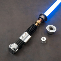 AKsabers Obiwan EP3 and TV Replica Pixel Lightsaber Proffie V2.2 board 40 Fonts Heavy Dueling Metal Lightsaber Smooth Swing