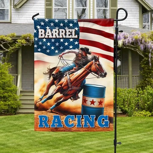 Barrel Racing American Flag Graden Flag XXH LLP LLX uui